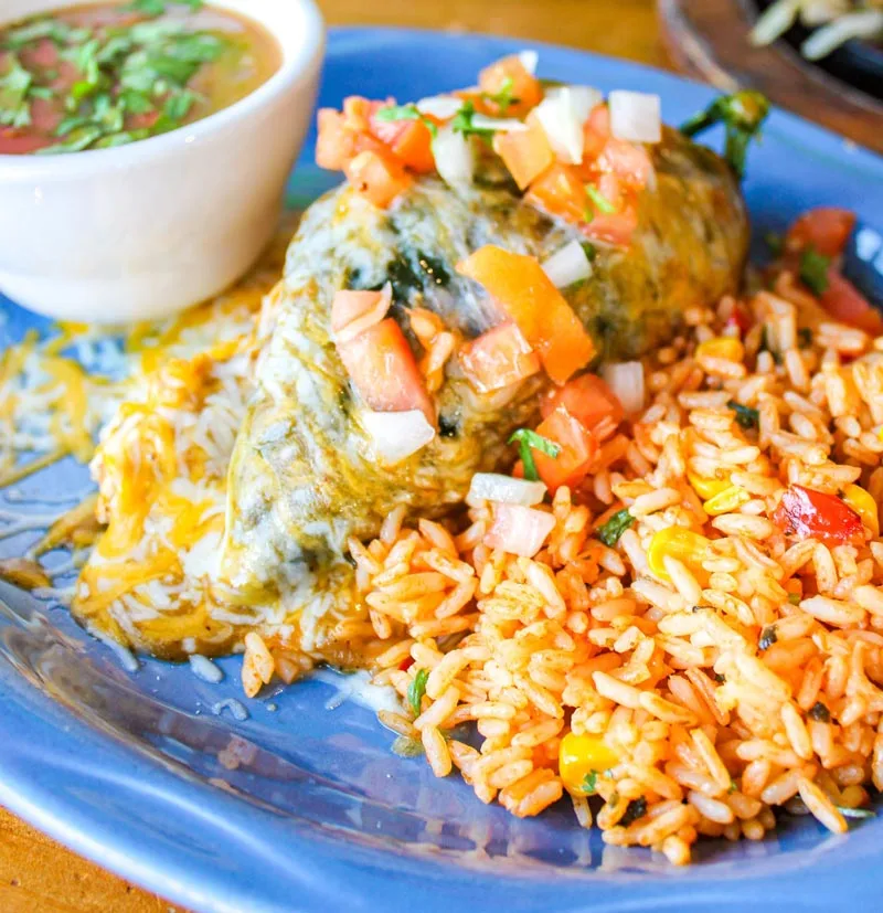 Pollo Poblano Plate