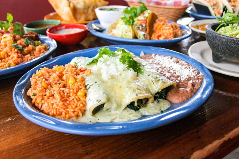 Spinach Enchiladas
