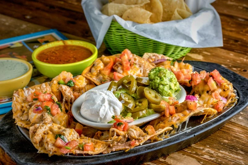 Chicken Fajita Nachos